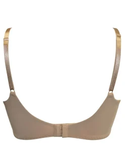 Pour Moi Brown Padded Geo Sculpt Underwired Bras