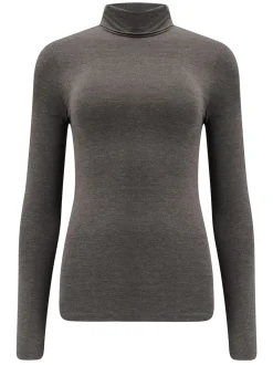 Pour Moi Charcoal Roll Neck Second Skin Thermal