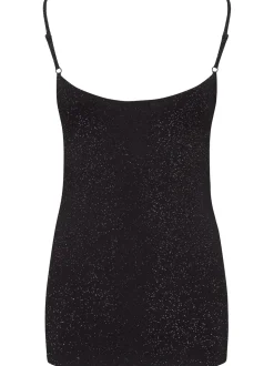 Pour Moi Glitter Black Cami Second Skin Thermal