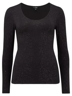 Pour Moi Glittler Black Long Sleeve Second Skin Thermal