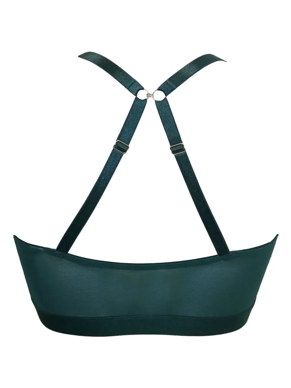 Pour Moi Green India Front Fastening Underwired Bralette