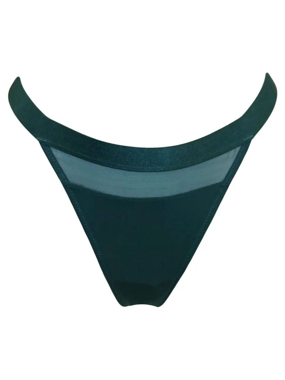 Pour Moi Green India High Leg Thong