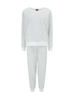 Pour Moi Grey Cosy Fleece Sweatshirt and Jogger Pyjamas Set