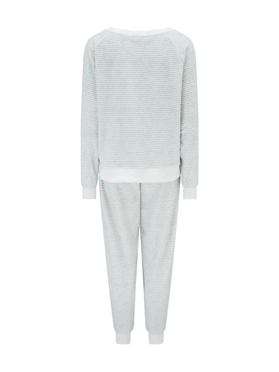 Pour Moi Grey Cosy Fleece Sweatshirt and Jogger Pyjamas Set