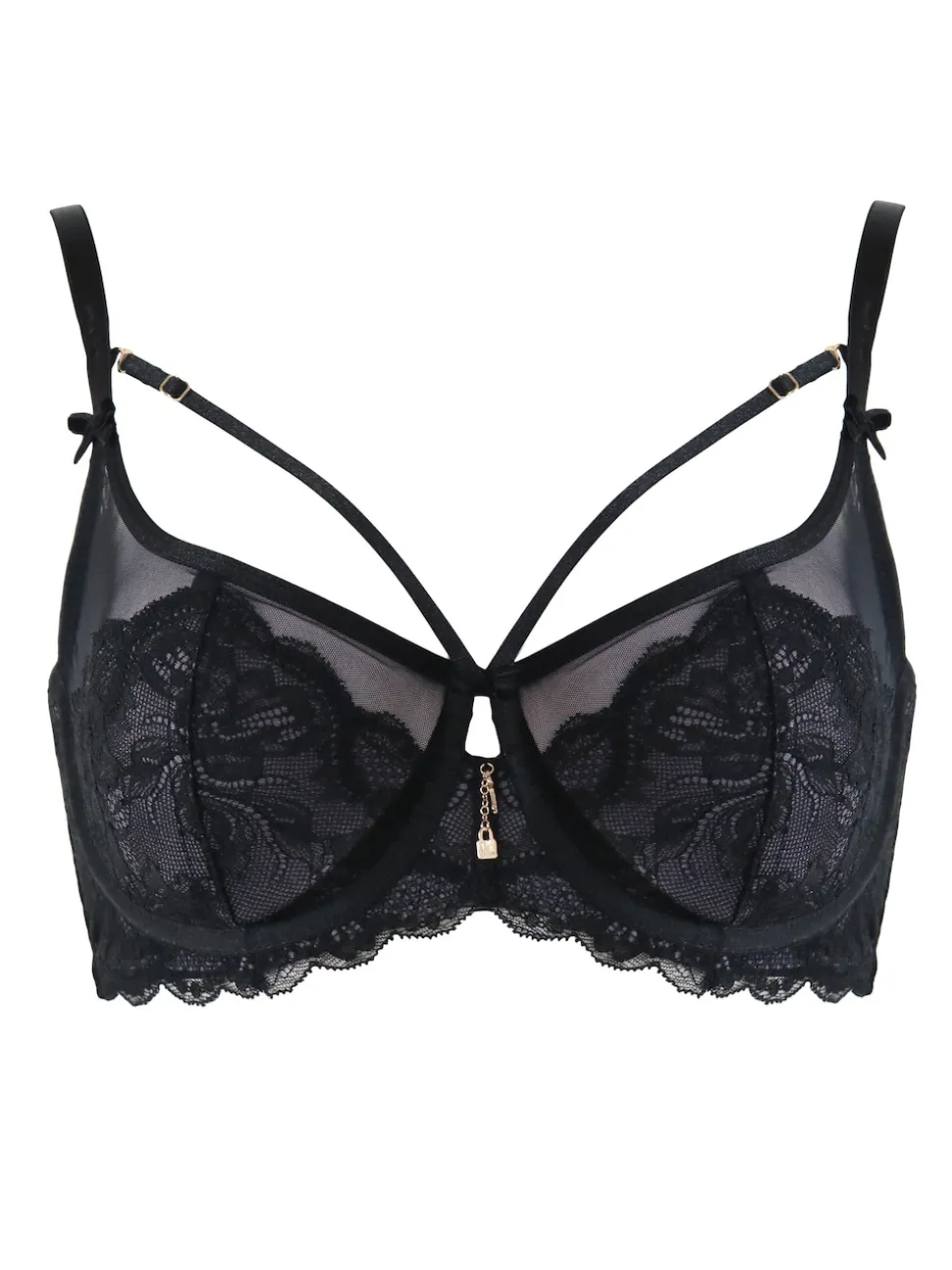 Pour Moi Grey Non Padded Desire Lightly Underwired Bra