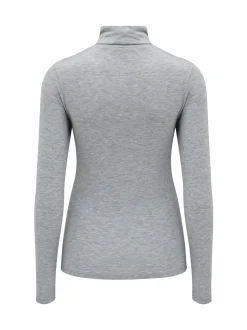 Pour Moi Grey Roll Neck Second Skin Thermal