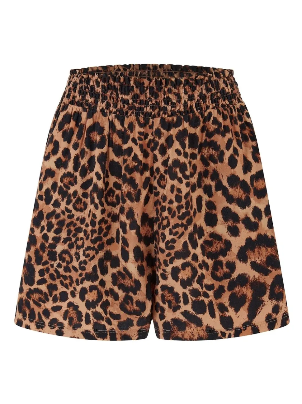 Pour Moi Leopard Print Viscose Beach Shorts