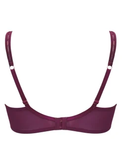 Pour Moi Magenta/Pink Non Padded Sonnet Two Tone Lace Bra