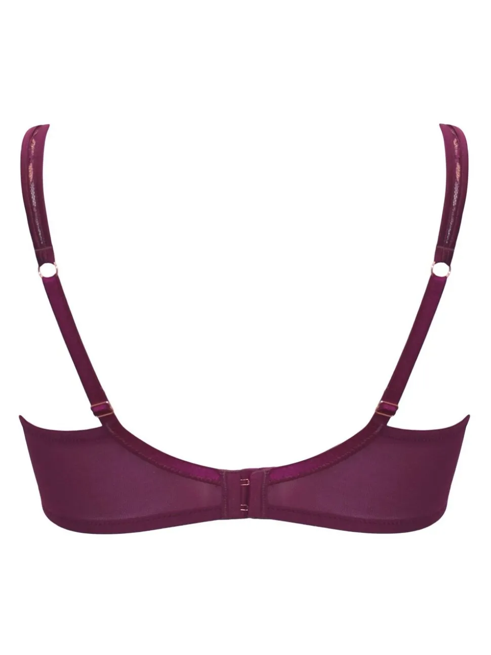 Pour Moi Magenta/Pink Non Padded Sonnet Two Tone Lace Bra