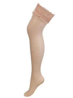 Pour Moi Natural Adore Lace 15 Denier Top Hold-Ups