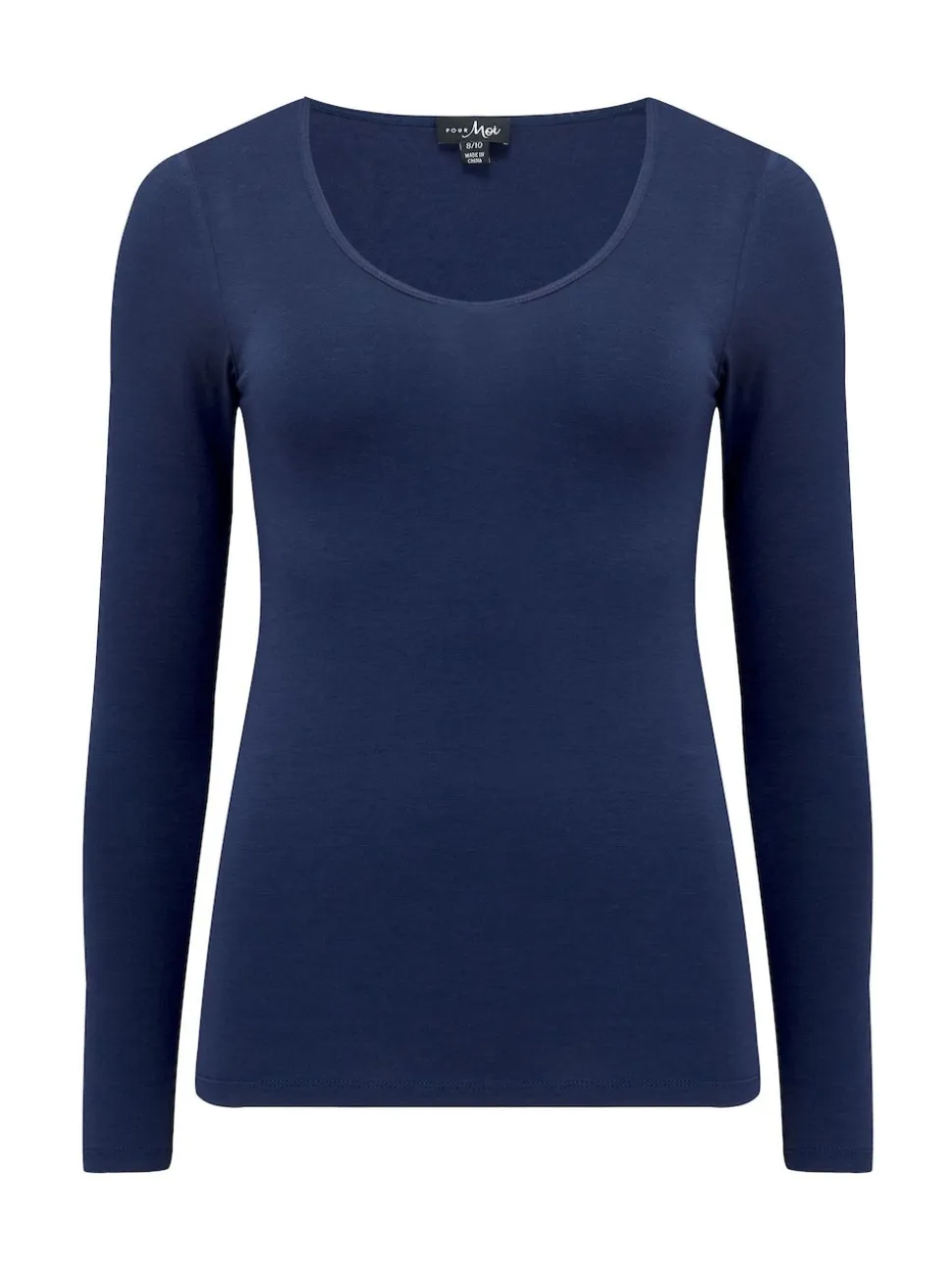 Pour Moi Navy Long Sleeve Second Skin Thermal