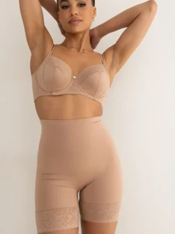 Pour Moi Nude Effortless Tummy Control Thigh Slimmer Shapewear