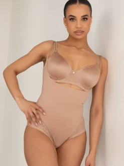 Pour Moi Nude Effortless Tummy Control Wear Your Own Bra Body Shapewear