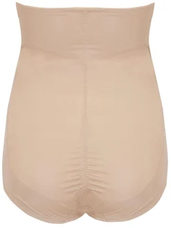 Pour Moi Nude Lingerie Hourglass Shapewear Firm Tummy Control High Waist Knickers