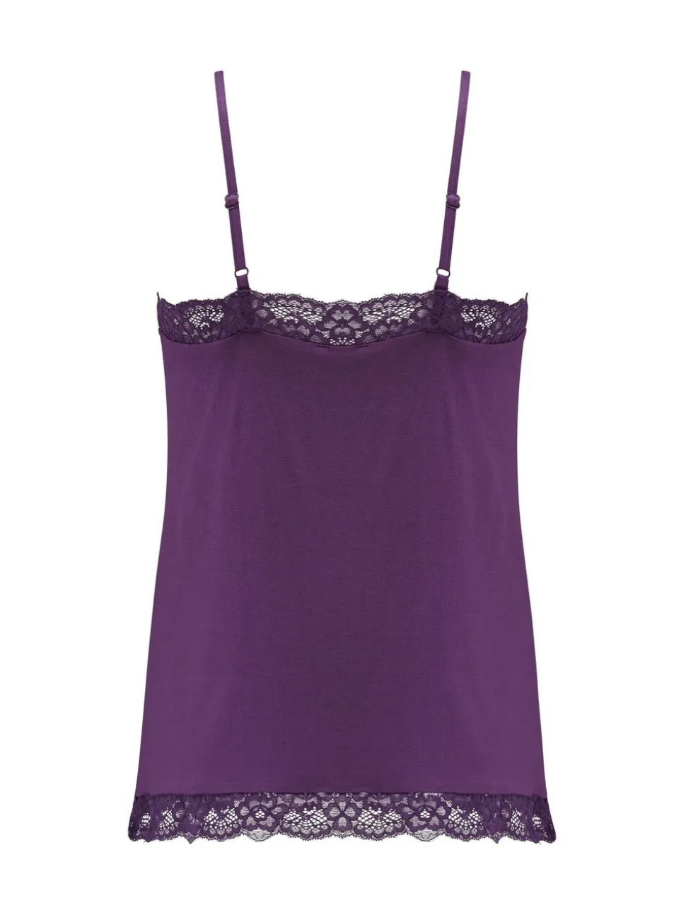 Pour Moi Purple Cami Sofa Loves Lace Soft Hidden Support Pyjama Top
