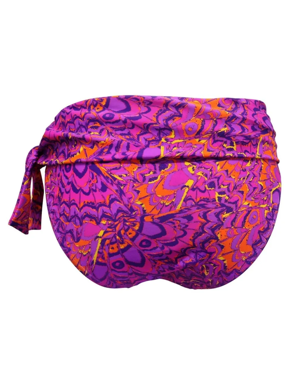 Pour Moi Purple Tie Side Bermuda Foldover Bikini Bottoms