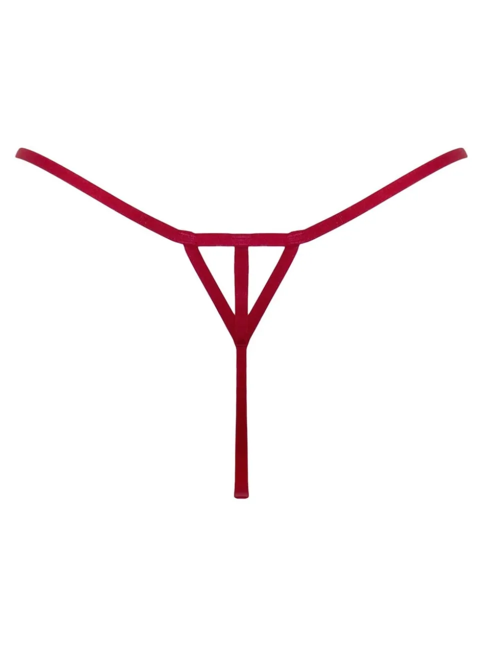 Pour Moi Red India Bold Floral Embroidery Thongs