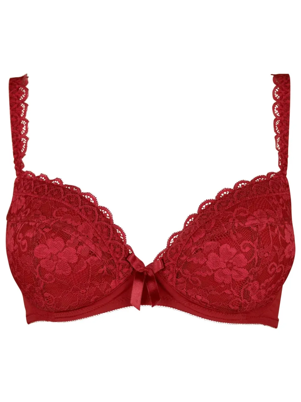 Pour Moi Red Padded Rebel Bra