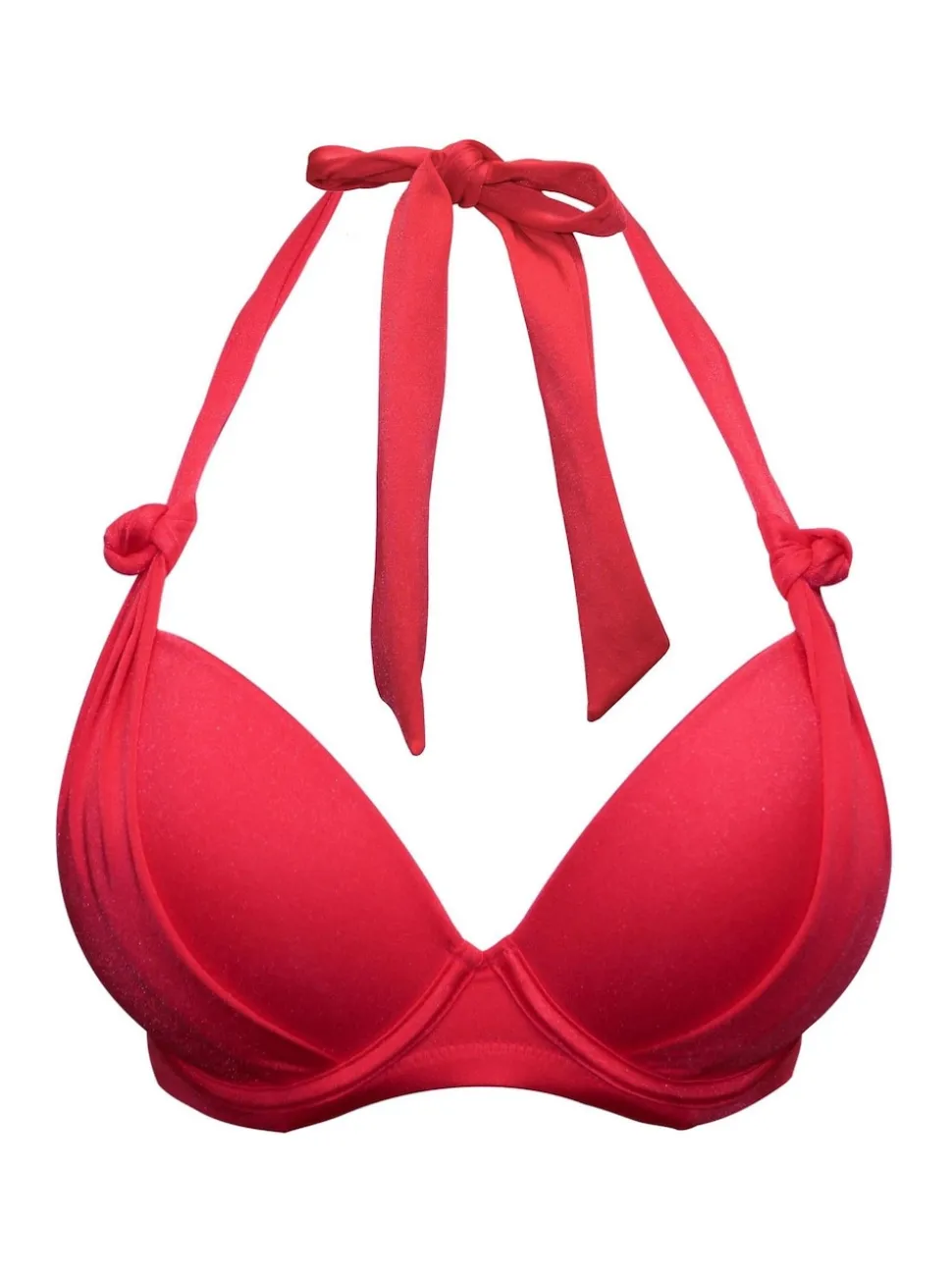 Pour Moi Red Padded St Kitts Bikini Top