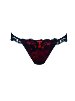 Pour Moi Red/Black Brazilian Amour Knickers
