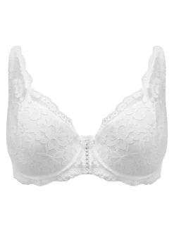 Pour Moi White Balcony Fleur Balconette Bra