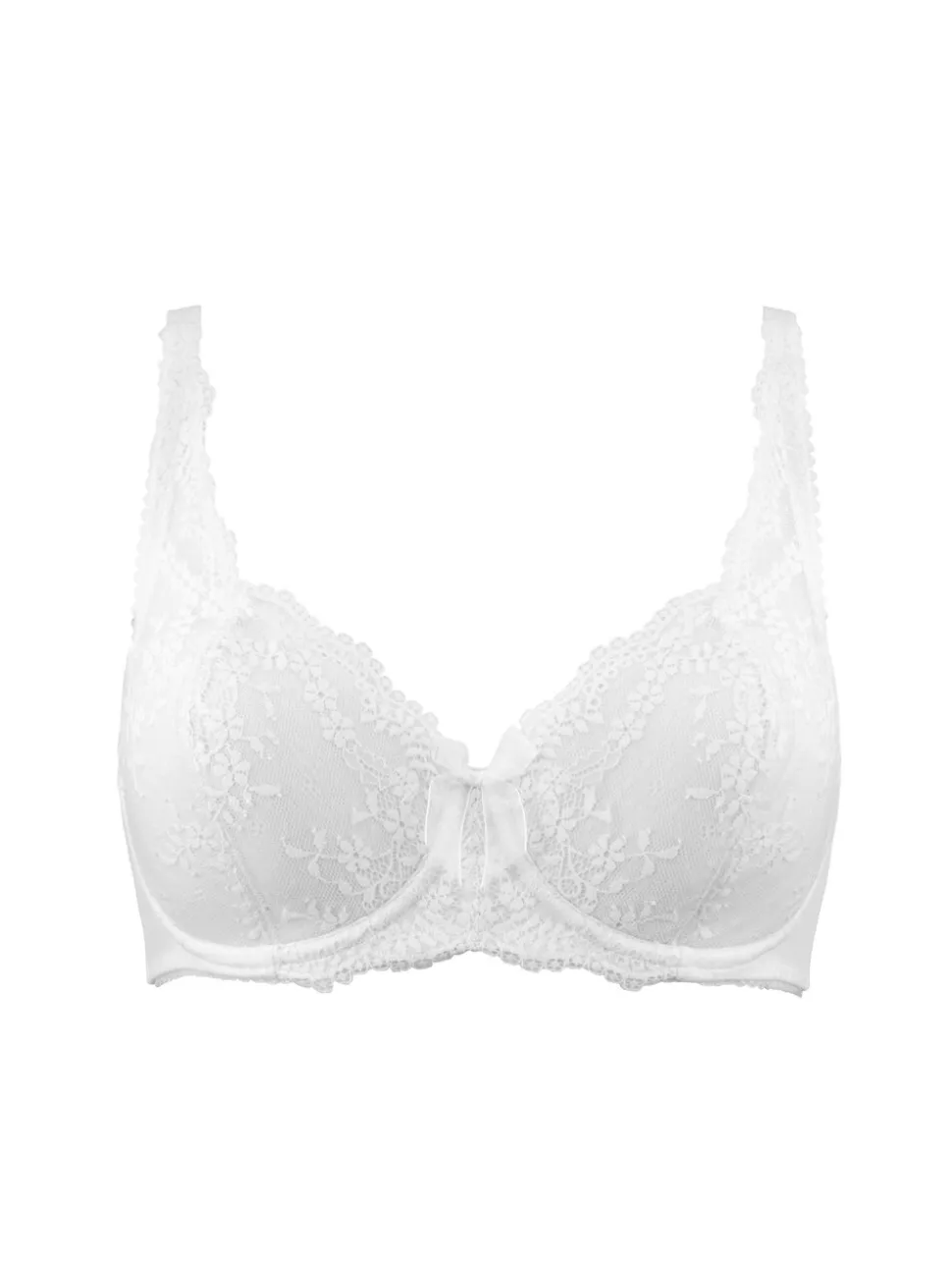Pour Moi White Full Cup Flora Underwired Bra