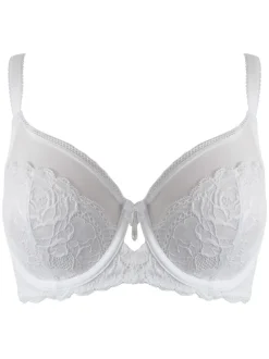 Pour Moi White Non Padded Ooo La La Underwired Bra