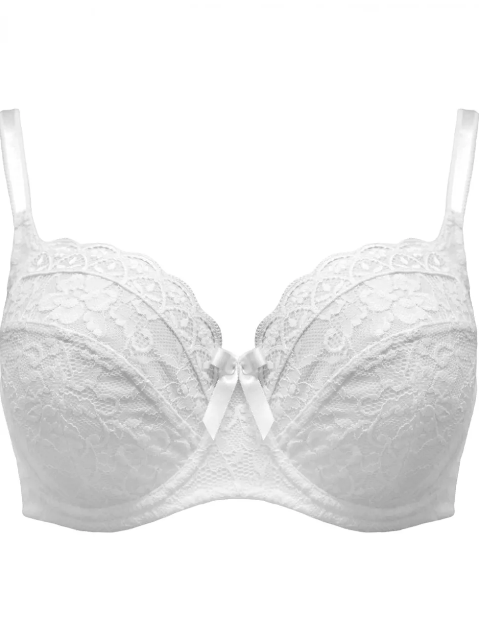 Pour Moi White Non Padded Rebel Bra