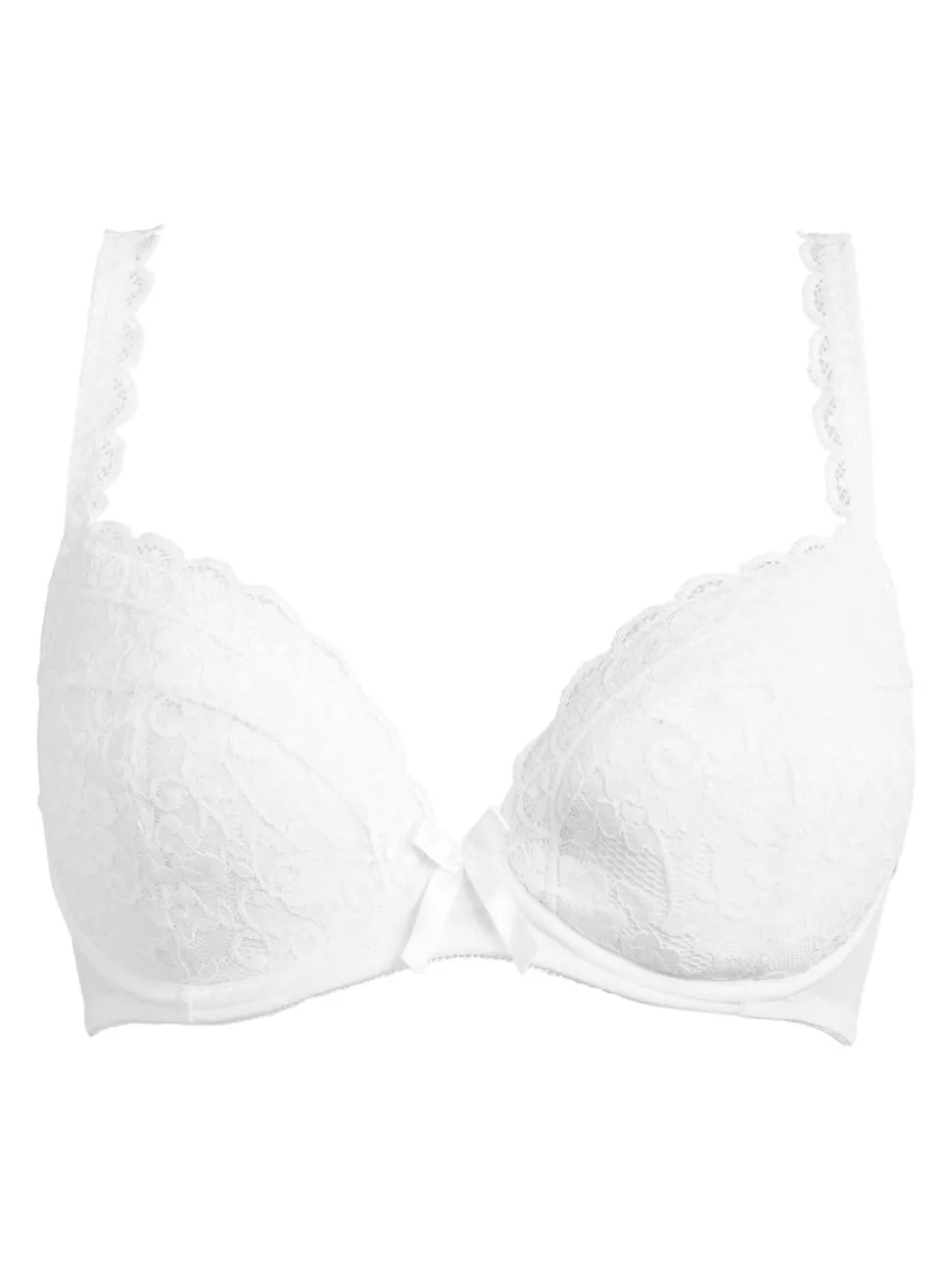 Pour Moi White Padded Rebel Bra