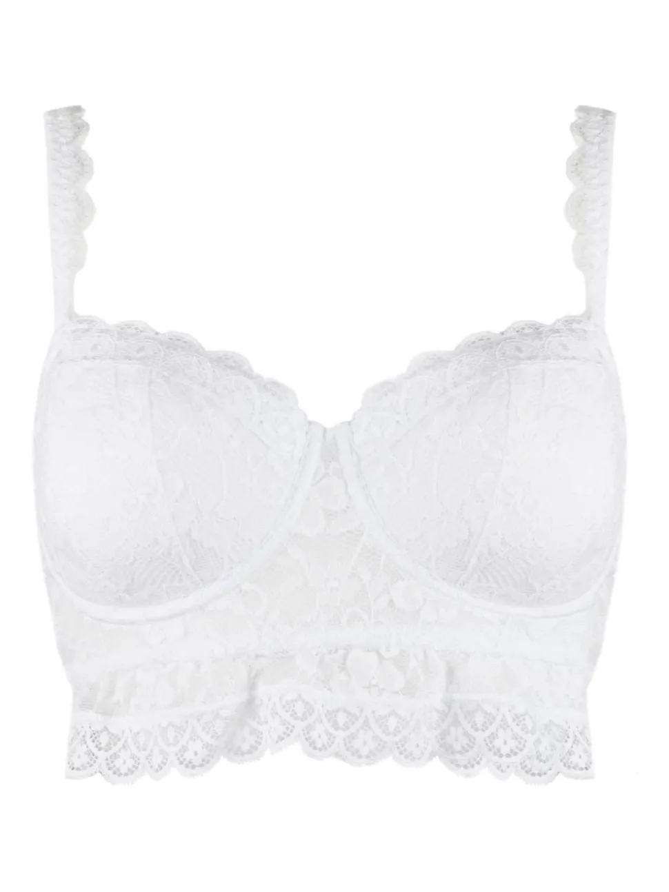 Pour Moi White Strapless Rebel Bra