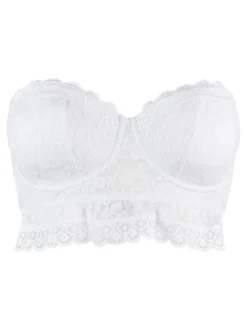 Pour Moi White Strapless Rebel Bra