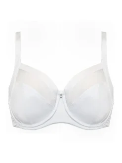 Pour Moi White Viva Luxe Non-Padded Side Support Bra