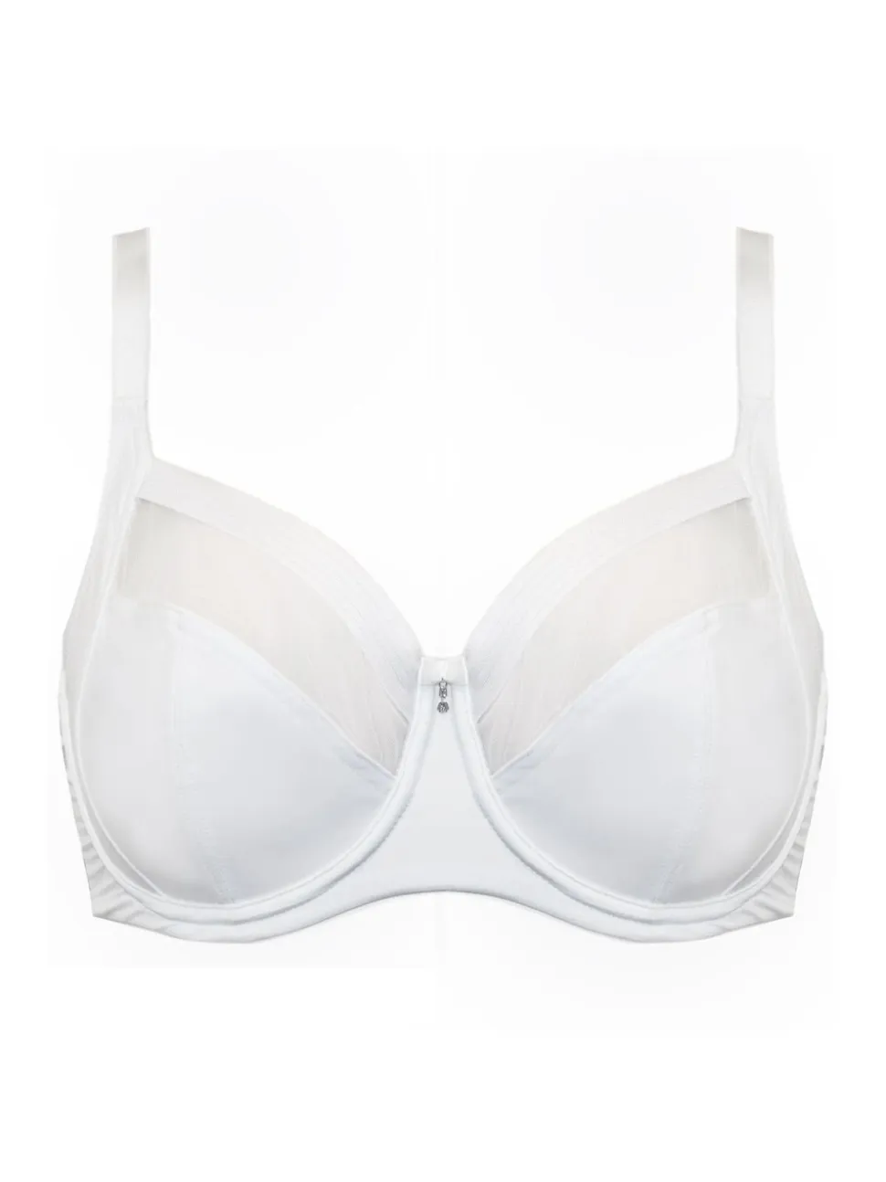 Pour Moi White Viva Luxe Non-Padded Side Support Bra