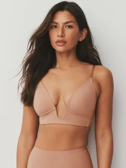 Praline Nude A-E Deep Plunge Multiway Bra