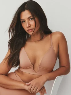 Praline Nude A-E Deep Plunge Multiway Bra