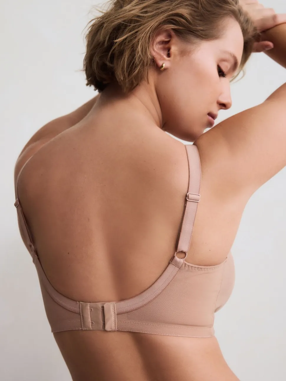 Praline Nude B-H Total Support Non Wire Full Cup Ultimate Comfort Bra