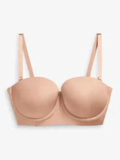 Praline Nude DD+ Light Pad Low Back Smoothing Strapless Bra