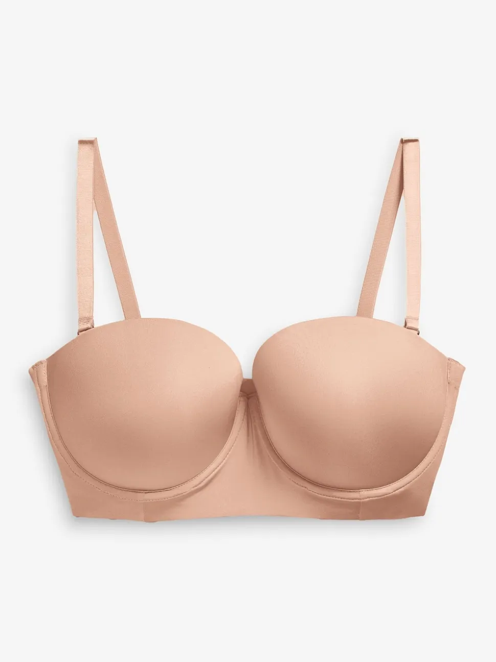 Praline Nude DD+ Light Pad Low Back Smoothing Strapless Bra