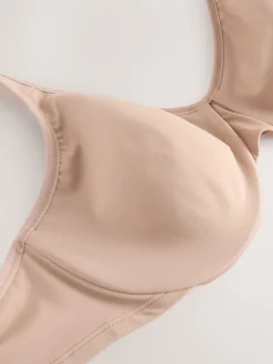 Praline Nude DD+ Supersoft Comfort Padded Strap Minimising Full Cup Bra