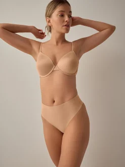 Praline Nude High Rise High Leg No VPL Tummy Control Shaping Knickers