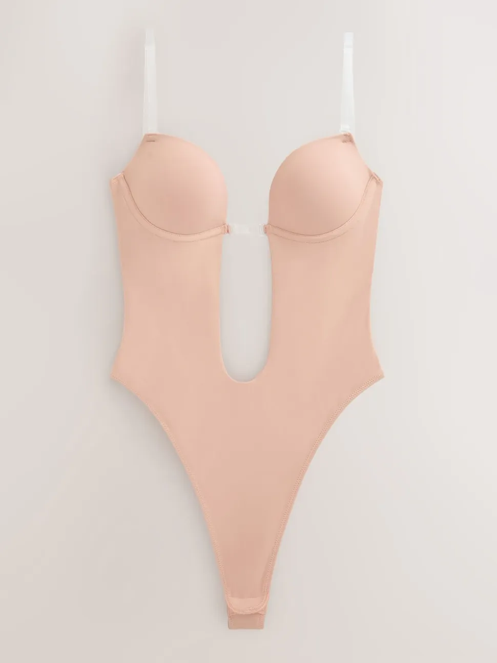 Praline Nude Multiway Strap Backless Plunge Body