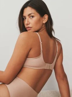 Praline Nude/White Full Cup A-E Smoothing Ultimate Comfort Bras 2 Pack