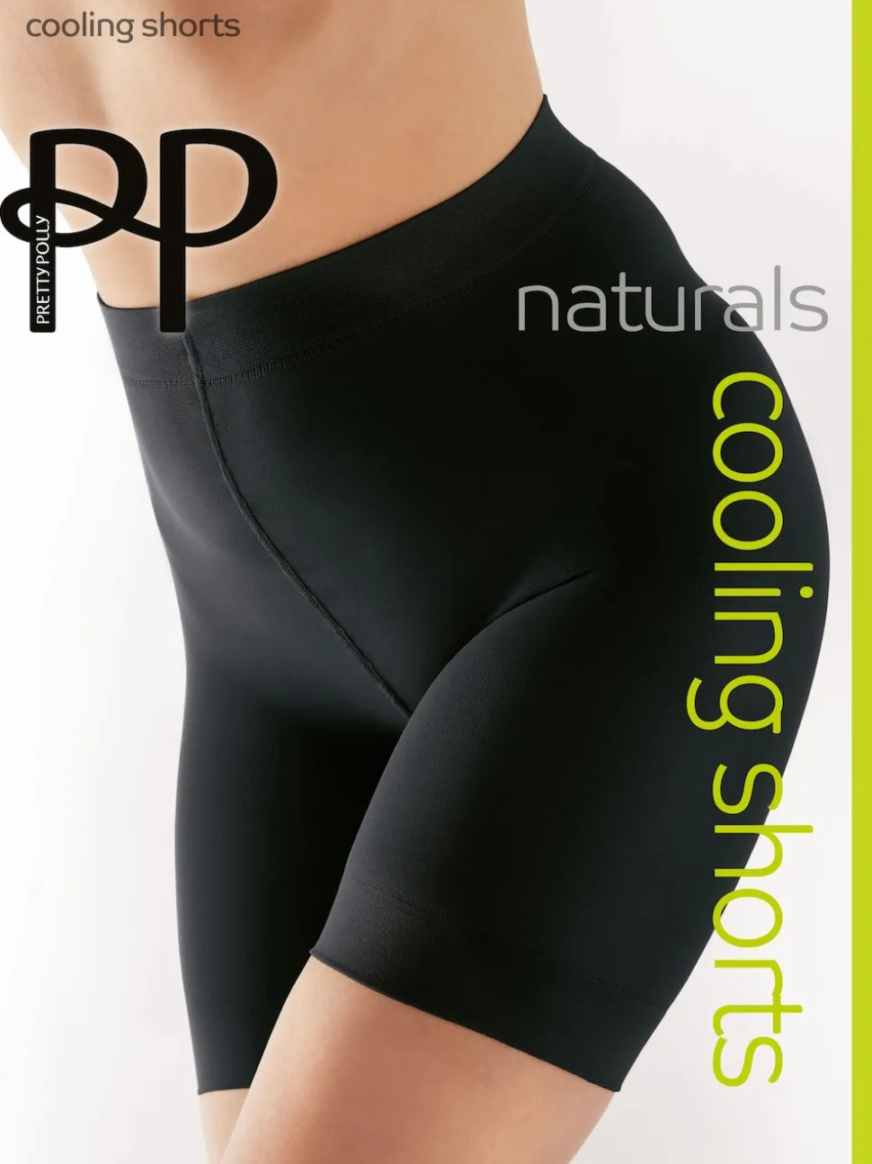 Pretty Polly Cooling 100 Denier Black Shorts 2 Pack