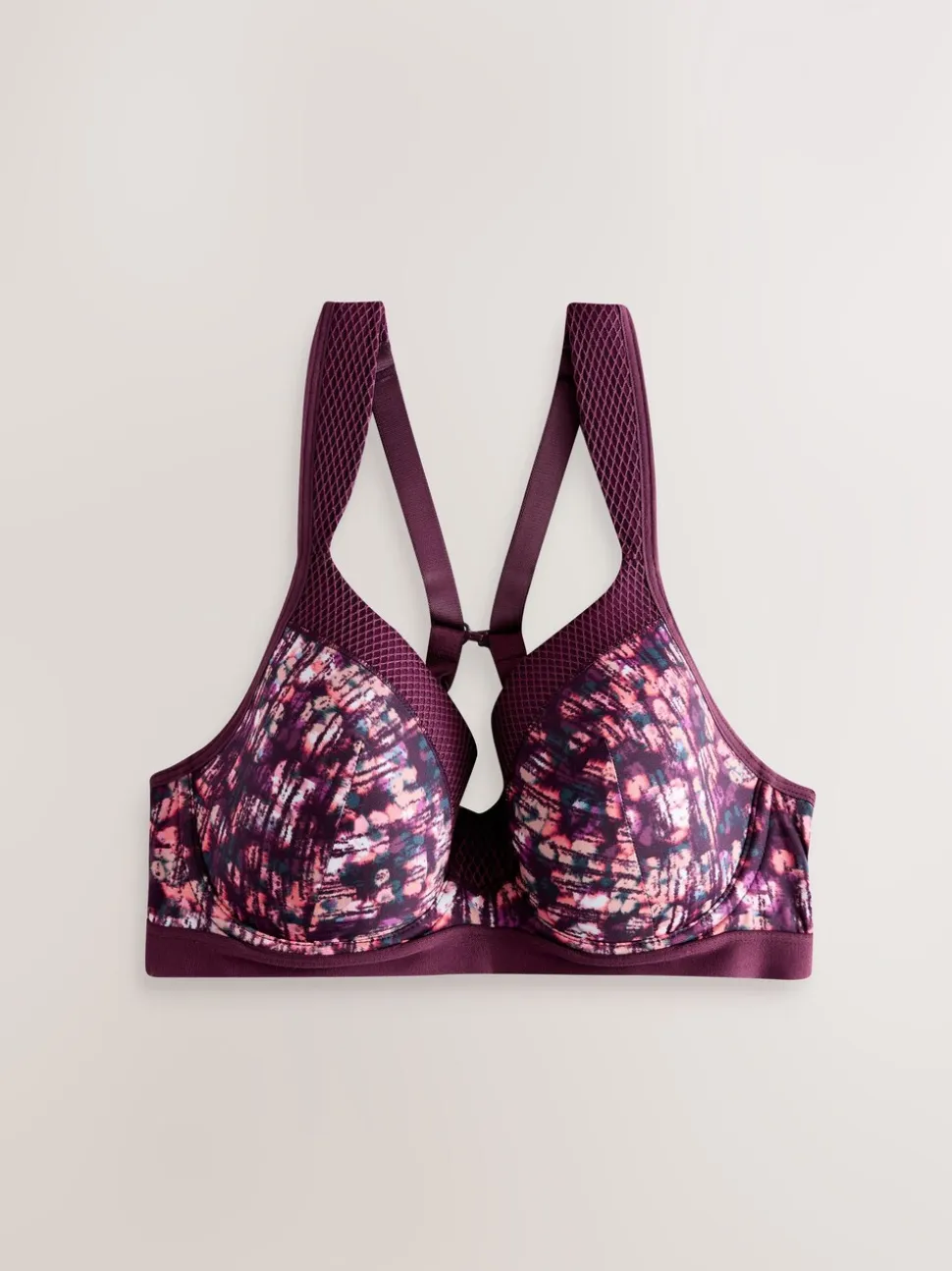 Print B-G Active Sports High Impact Dry Tech Full Cup Wired Bra