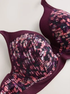 Print B-G Active Sports High Impact Dry Tech Full Cup Wired Bra