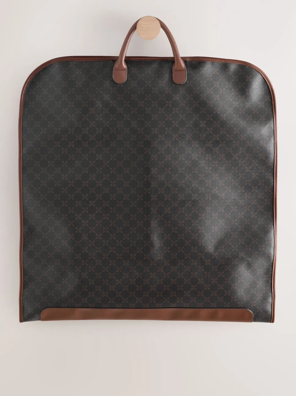 Print Monogram Suit Carrier Bag