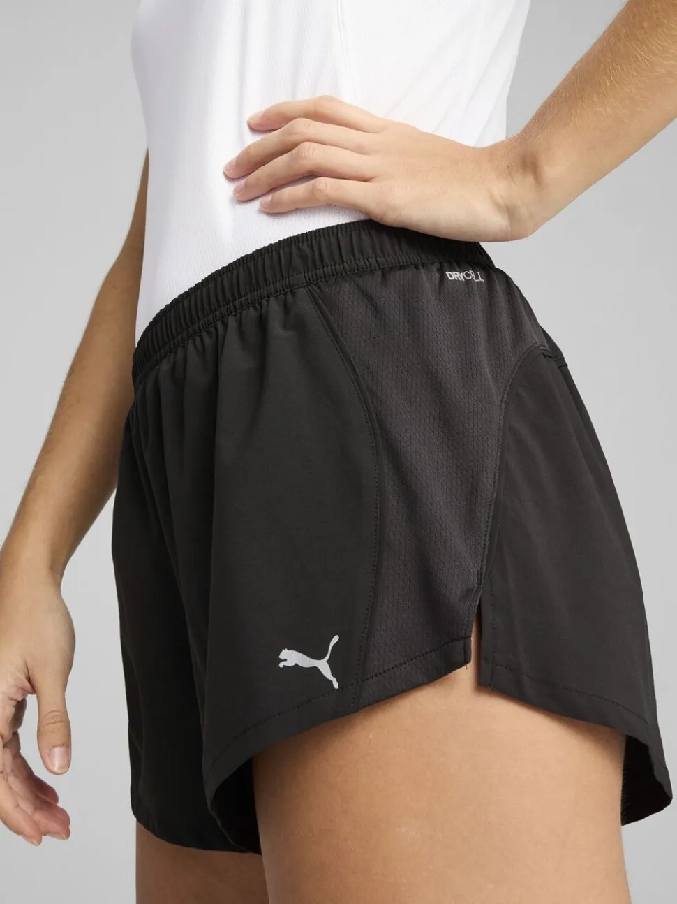 Puma Black Womens Velocity 3" Running Shorts