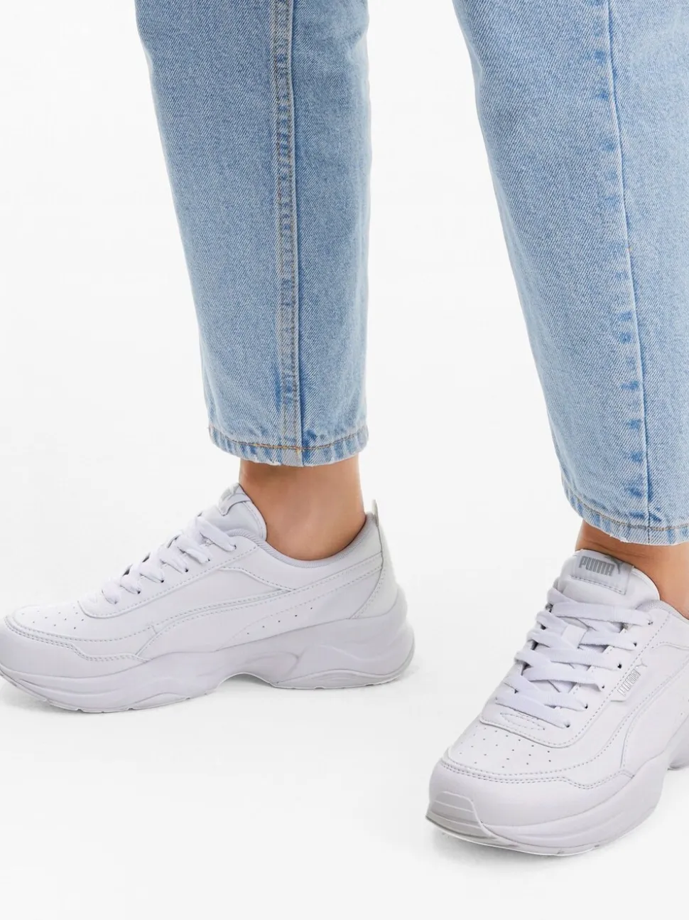 Puma White Womens Cilia Mode Trainers