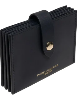 Pure Luxuries London 'Allie' Leather Accordion Card Holder