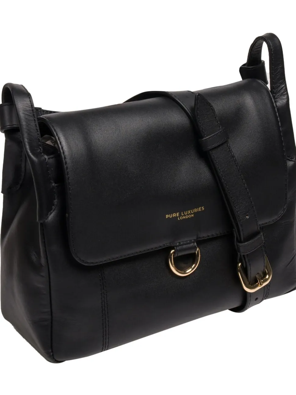 Pure Luxuries London 'Cassie' Leather Crossbody Bag